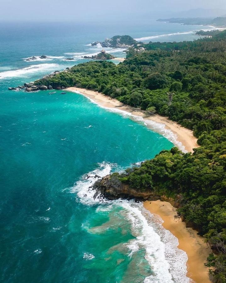 Camping Castilletes Parque Tayrona Bed & Breakfast เอลไซโน ภายนอก รูปภาพ