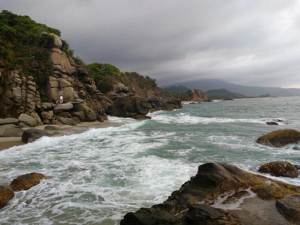 Camping Castilletes Parque Tayrona Bed & Breakfast เอลไซโน ภายนอก รูปภาพ